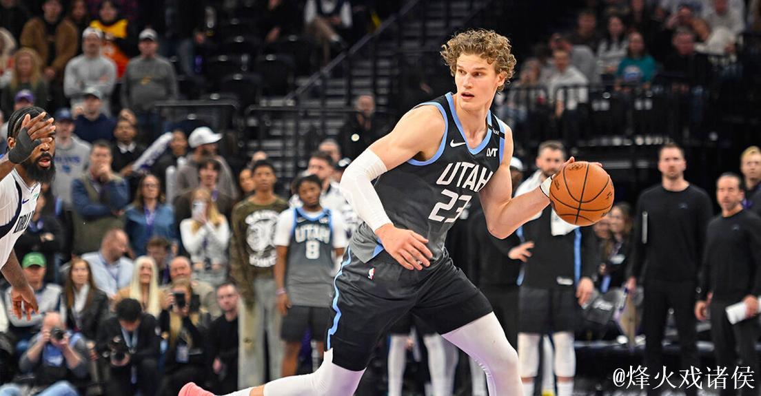 马尔卡宁33+7弗拉格26+10 爵士力克独行侠终结五连败 马尔卡宁33+7弗拉格26+10 爵士力克独行侠终结五连败